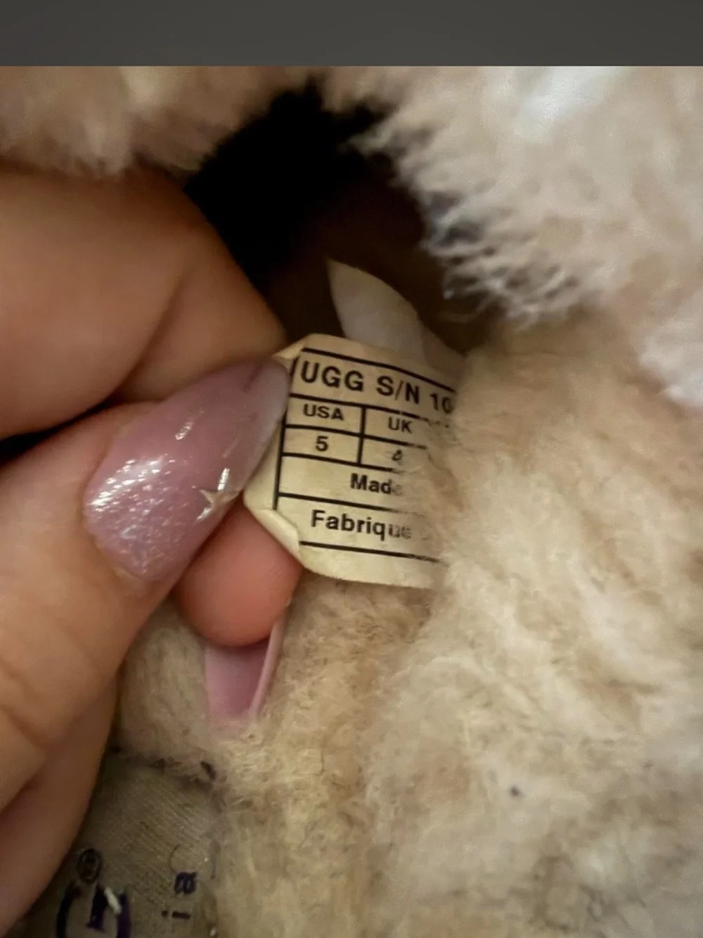 UGG Cream Shearling-Lined Slip-In Clog